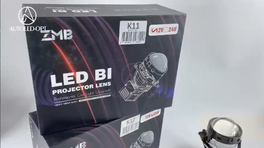 Линзованные светодиодные лампы K11 (12V), K12 (24V)